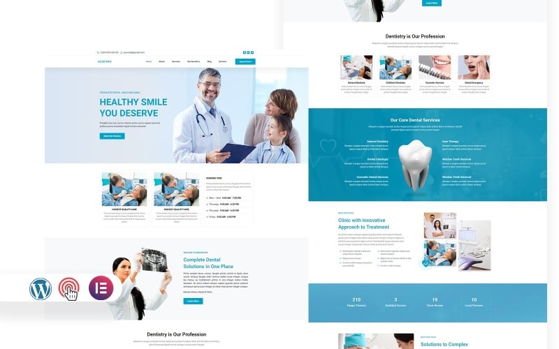 The Fastest Medical WordPress Theme (Elementor) For 2024