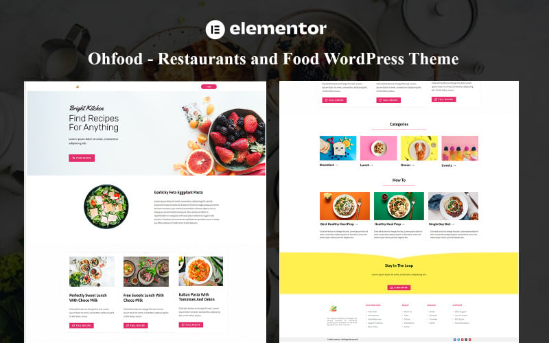 Restaurant WordPress Theme