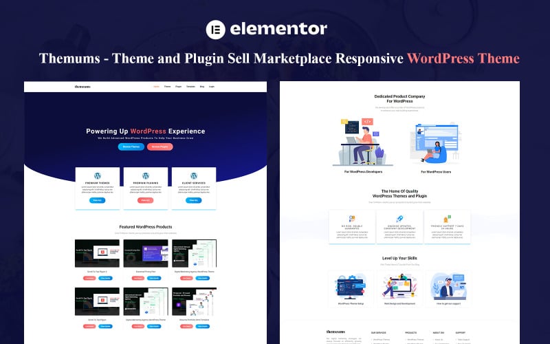 Themums - Theme & Plugin Sell Marketplace WordPress Theme